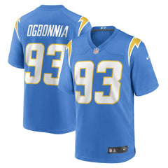 Otito Ogbonnia Los Angeles Chargers Game Player Jersey Powder Blue - Nike