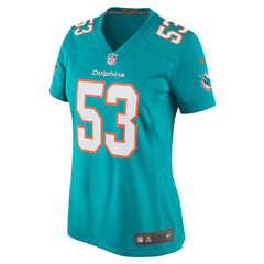 Cameron Goode Miami Dolphins Women's Game Player Jersey Aqua - Nike