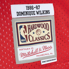 Mitchell & Ness - Dominique Wilkins Atlanta Hawks Hardwood Classics 1986/87 Split Swingman Jersey - Yellow/Red