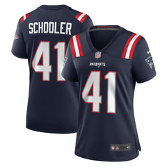 Brenden Schooler New England Patriots Women's Game Jersey Navy - Nike