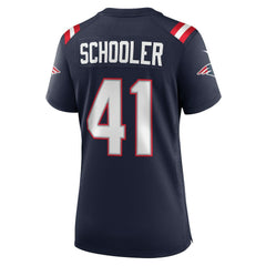 Brenden Schooler New England Patriots Women's Game Jersey Navy - Nike