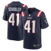 Brenden Schooler New England Patriots Game Player Jersey Navy - Nike
