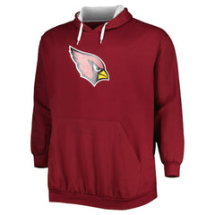 Arizona Cardinals Big & Tall Logo Pullover Hoodie Cardinal - NFL