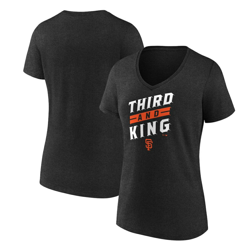 San Francisco Giants Women's Third and King V-Neck T-Shirt Near Me