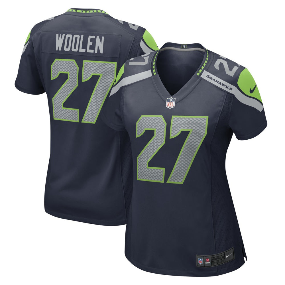Riq Woolen Seattle Seahawks Women's Team Game Jersey College Navy - Nike
