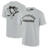 Pittsburgh Penguins Fanatics Unisex Elements Super Soft Short Sleeve T-Shirt Gray