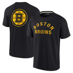 Boston Bruins Fanatics Unisex Elements Super Soft Short Sleeve T-Shirt Black