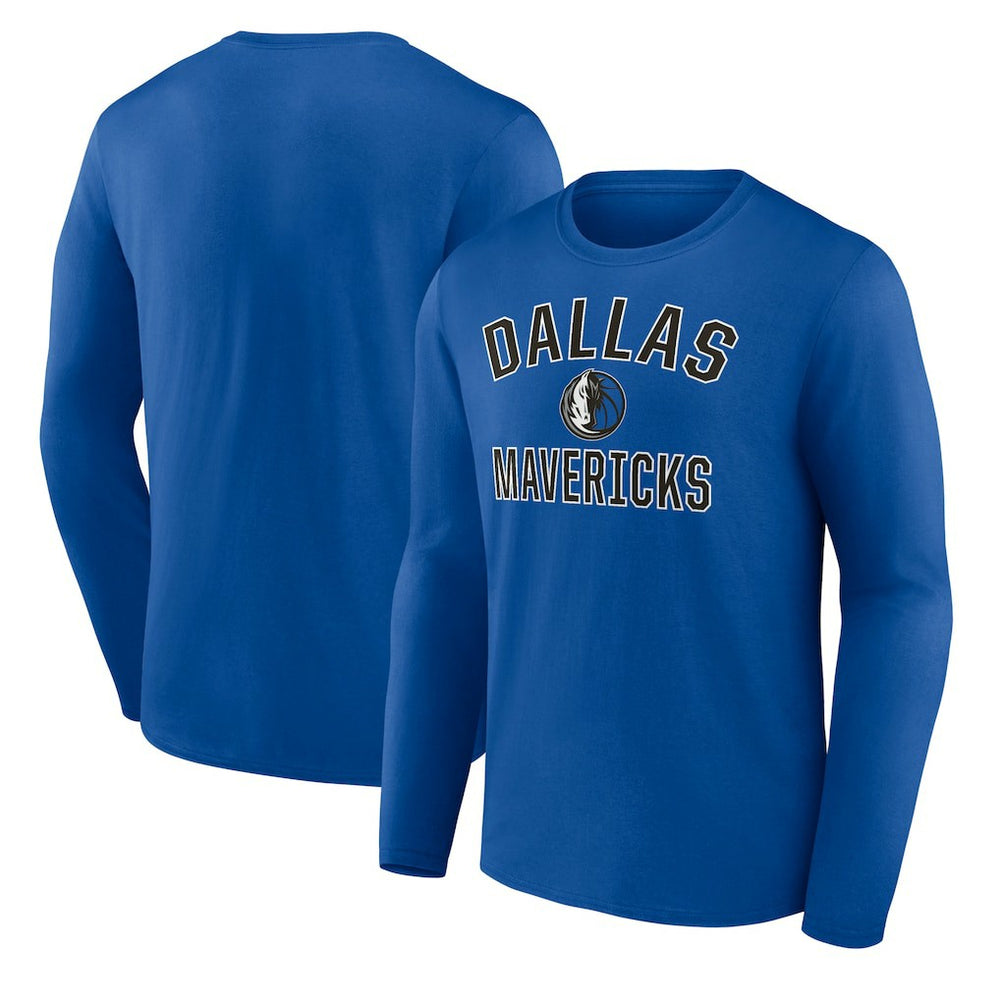 NBA - Dallas Mavericks Victory Arch Team Long Sleeve T-Shirt - Royal