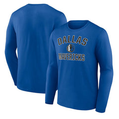 NBA - Dallas Mavericks Victory Arch Team Long Sleeve T-Shirt - Royal