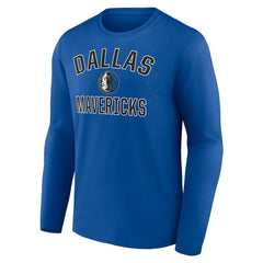 NBA - Dallas Mavericks Victory Arch Team Long Sleeve T-Shirt - Royal