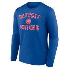 NBA - Detroit Pistons Victory Arch Team Long Sleeve T-Shirt - Royal