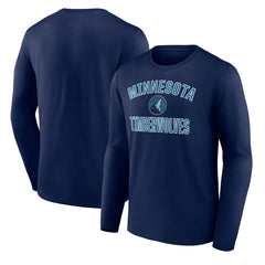 NBA - Minnesota Timberwolves Victory Arch Team Long Sleeve T-Shirt - Navy