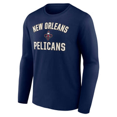 NBA - New Orleans Pelicans Victory Arch Team Long Sleeve T-Shirt - Navy
