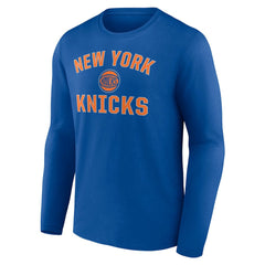 NBA - New York Knicks Victory Arch Team Long Sleeve T-Shirt - Royal