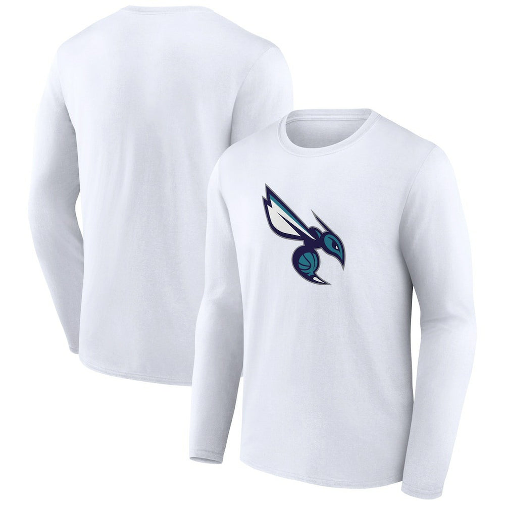 NBA - Charlotte Hornets Alternate Logo Long Sleeve T-Shirt - White