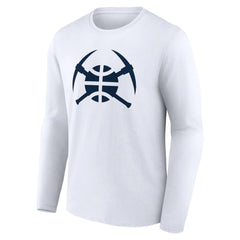 NBA - Denver Nuggets Alternate Logo Long Sleeve T-Shirt - White