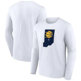 NBA - Indiana Pacers Alternate Logo Long Sleeve T-Shirt - White