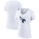 NBA - Charlotte Hornets Women's Alternate Logo V-Neck T-Shirt - White