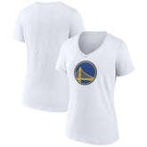 NBA - Golden State Warriors Women's Alternate Logo V-Neck T-Shirt - White