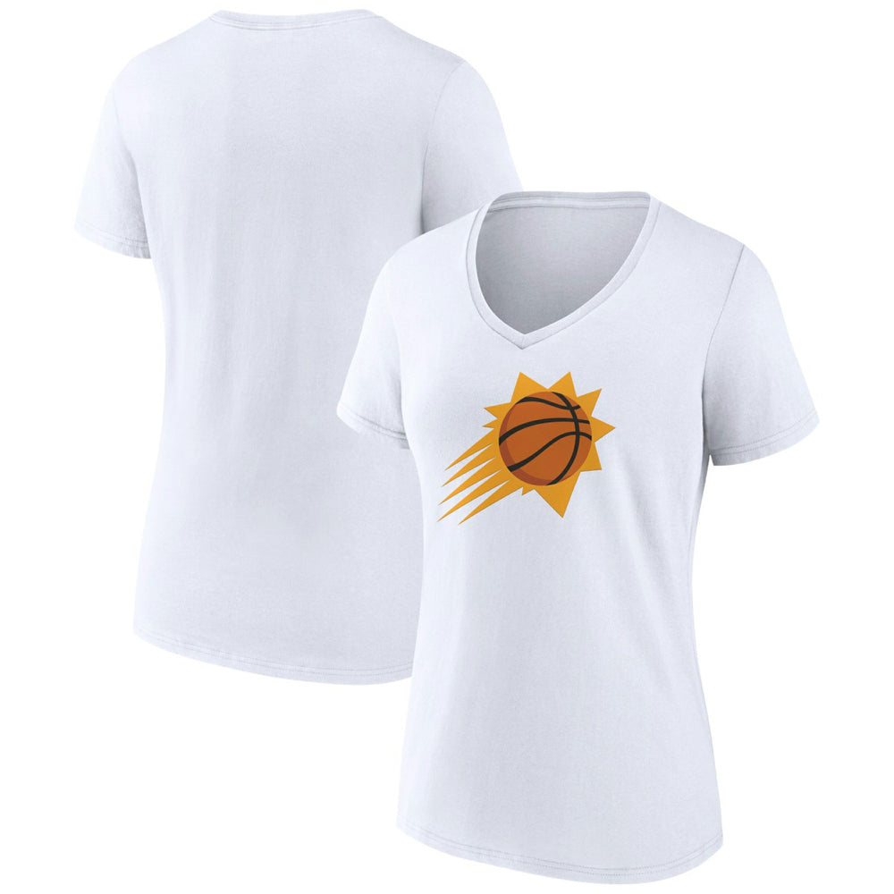 NBA - Phoenix Suns Women's Alternate Logo V-Neck T-Shirt - White