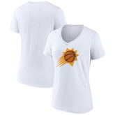 NBA - Phoenix Suns Women's Alternate Logo V-Neck T-Shirt - White