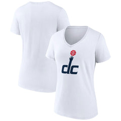 NBA - Washington Wizards Women's Alternate Logo V-Neck T-Shirt - White