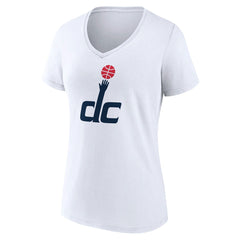 NBA - Washington Wizards Women's Alternate Logo V-Neck T-Shirt - White