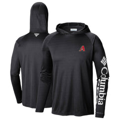 Arizona Diamondbacks Columbia Terminal Tackle Long Sleeve Hoodie T-Shirt Clearance