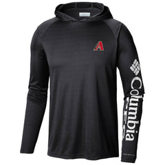 Arizona Diamondbacks Columbia Terminal Tackle Long Sleeve Hoodie T-Shirt Clearance