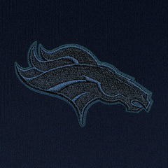 Denver Broncos Antigua Tonal Logo Tribute Quarter-Zip Pullover Top Navy - NFL