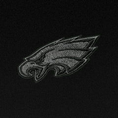 Philadelphia Eagles Antigua Tonal Logo Tribute Quarter-Zip Pullover Top Black - NFL