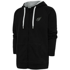 Arizona Cardinals Antigua Tonal Logo Victory Full-Zip Hoodie Black - NFL