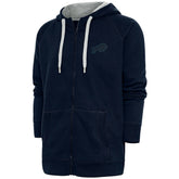 Buffalo Bills Antigua Tonal Logo Victory Full-Zip Hoodie Navy - NFL