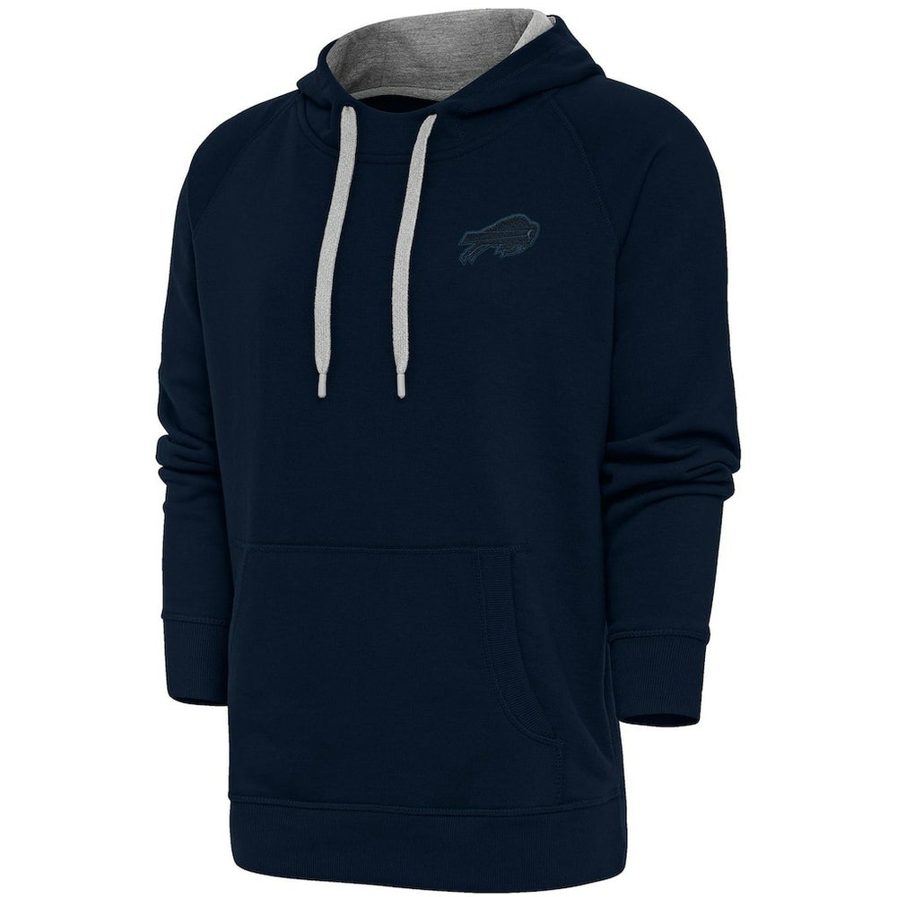 Buffalo Bills Antigua Tonal Logo Victory Pullover Hoodie Navy - NFL