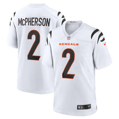 Evan McPherson Cincinnati Bengals Game Player Jersey White - Nike