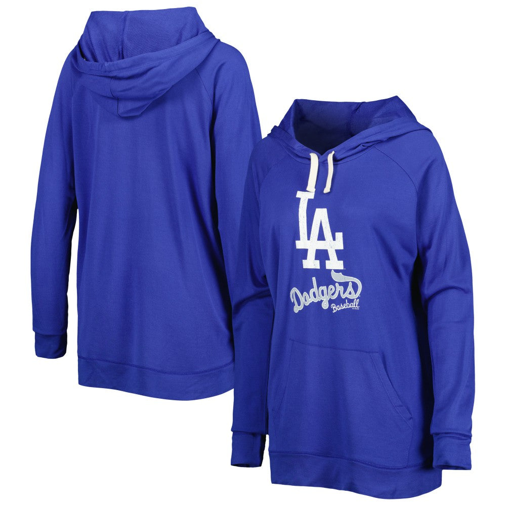 Los Angeles Dodgers Touch Women's Pre-Game Raglan Pullover Hoodie Lifestyle