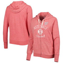 Washington Nationals Touch Women's Training Camp Tri-Blend Lightweight Full-Zip Hoodie Clearance