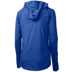 Seattle Seahawks Cutter & Buck Women's Throwback Logo Adapt Eco Knit Hybrid Recycled Full-Zip Hoodie Royal - NFL