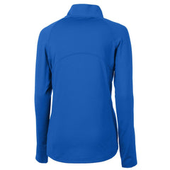 Buffalo Bills Cutter & Buck Women's Throwback Logo Adapt Eco Knit Stretch Recycled Half-Zip Pullover Top Royal - NFL