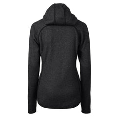 Buffalo Bills Cutter & Buck Women's Throwback Logo Mainsail Full-Zip Jacket Heather Charcoal - NFL