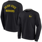 Fanatics - Golden State Warriors Unisex Elements Super Soft Fleece Pullover Sweatshirt - Black