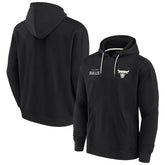 Fanatics - Chicago Bulls Unisex Elements Super Soft Fleece Pullover Hoodie - Black