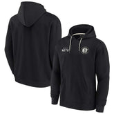 Fanatics - Brooklyn Nets Unisex Elements Super Soft Fleece Pullover Hoodie - Black