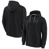 Fanatics - Charlotte Hornets Unisex Elements Super Soft Fleece Pullover Hoodie - Black
