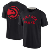 Fanatics - Atlanta Hawks Unisex Elements Super Soft Short Sleeve T-Shirt - Black
