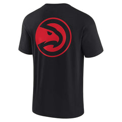 Fanatics - Atlanta Hawks Unisex Elements Super Soft Short Sleeve T-Shirt - Black