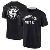 Fanatics - Brooklyn Nets Unisex Elements Super Soft Short Sleeve T-Shirt - Black