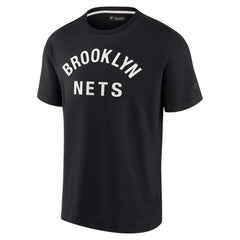 Fanatics - Brooklyn Nets Unisex Elements Super Soft Short Sleeve T-Shirt - Black