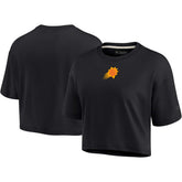 Fanatics - Phoenix Suns Women's Elements Super Soft Boxy Cropped T-Shirt - Black