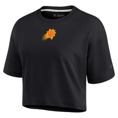 Fanatics - Phoenix Suns Women's Elements Super Soft Boxy Cropped T-Shirt - Black